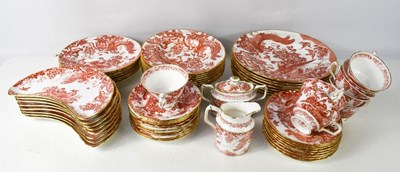 Lot 212 - A Royal Crown Derby Red Aves pattern number...