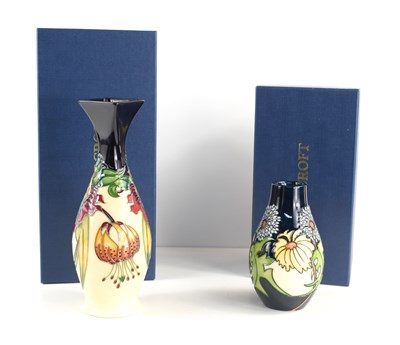 Lot 175 - A Moorcroft vase in the Anna Lily pattern, of...