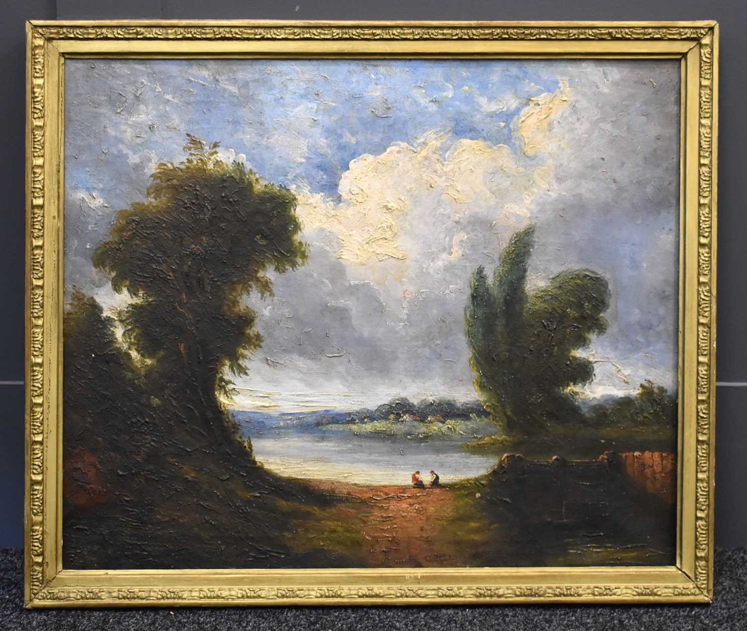 Lot 61 - Manner of John Constable, a 19th century oil...