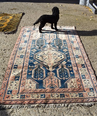 Lot 414 - A Middle Eastern wool rug carpet, with soft...