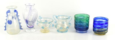 Lot 221 - A collection of art glass to include early...