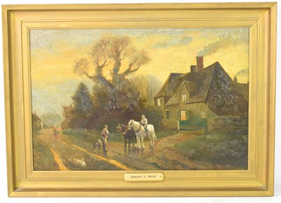 Lot 48 - Edward J Head (19th century); oil on canvas,...