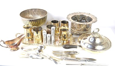 Lot 326 - A collection of silver plated items to include...