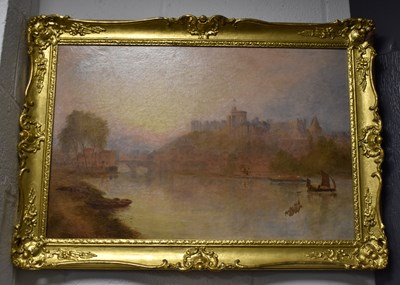Lot 62 - Adelmore (19th century): Windsor Castle, oil...