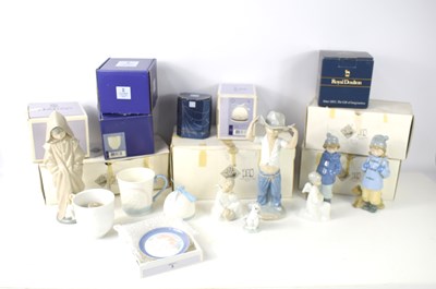 Lot 148 - A group of Nao figurines and Lladro ornaments...