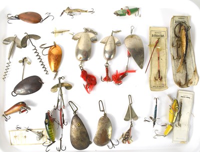 Lot 272 - A collection of antique and vintage fishing...