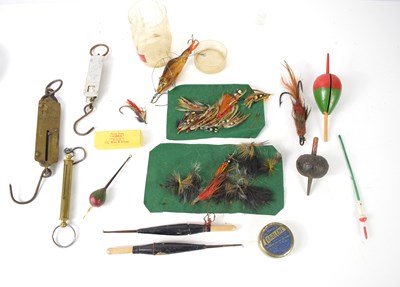 Lot 267 - A collection of vintage fishing related items...