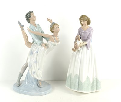 Lot 171 - Two Lladro Nao figurines, Dancing on a Cloud,...