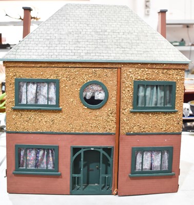 Lot 345 - A late 1930s dolls house, together with...