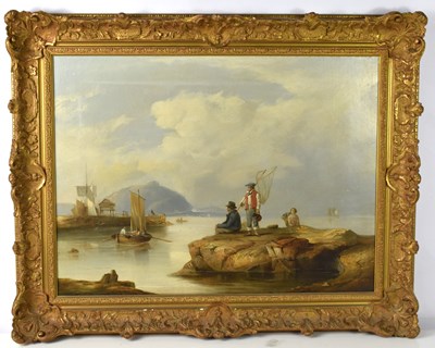 Lot 53 - A 19th century oil on canvas depicting a...