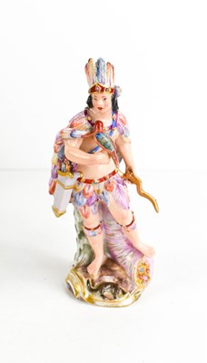 Lot 180 - A Meissen porcelain figure of the allegory of...