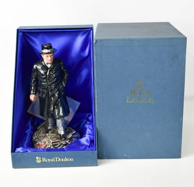 Lot 170 - A Royal Doulton figurine of Winston Churchill,...