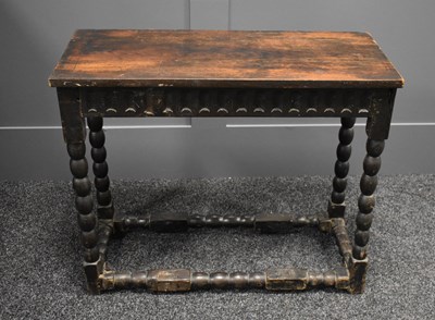 Lot 432 - A late 18th / early 19th century oak side...