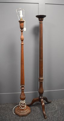 Lot 434 - An early 20th century standard lamp, with...