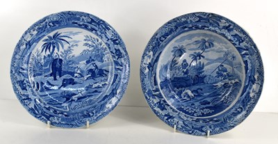 Lot 262 - An early nineteenth century blue and white...