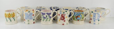 Lot 283 - A selection of twelve Emma Bridgewater mugs,...