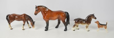 Lot 217 - A selection of pottery to include Beswick...