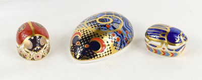 Lot 223 - A group of Royal Crown Derby paperweights,...