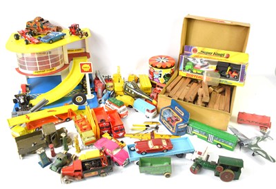Lot 84 - A collection of vintage toy vehicles,...