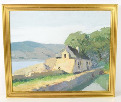 Lot 291 - J. N. Guillou (20th century French): a cottage...