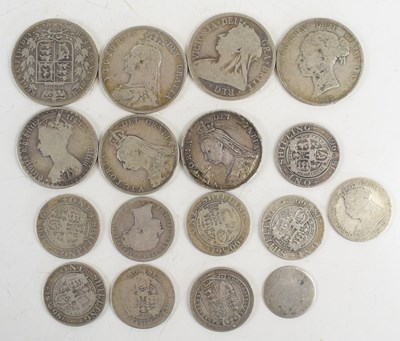 Lot 135 - A group of Queen Victoria silver coinage...