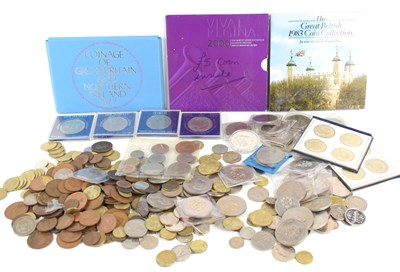 Lot 128 - A collection of GB and worldwide coinage to...