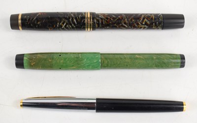 Lot 143 - Two vintage Onoto "De La Rue" fountain pens,...