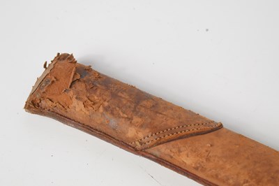 Lot 256 - A WWII Japanese Officers sword and leather...