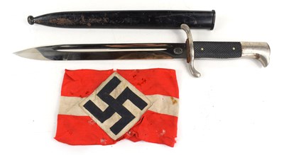 Lot 254 - A WWII German armband together with a Carl...