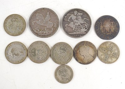 Lot 130 - A group of silver coins to include a 1935 and...