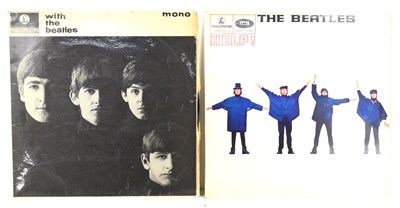 Lot 91 - Vintage vinyl: The Beatles, Help and With the...