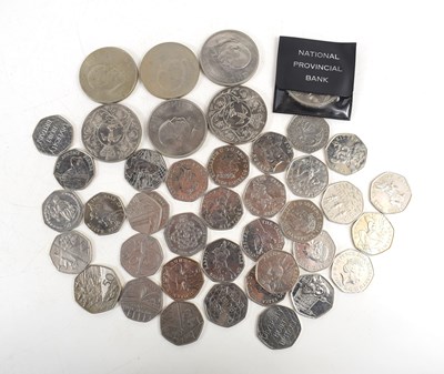 Lot 317 - A group of collectable 50p pieces to include...