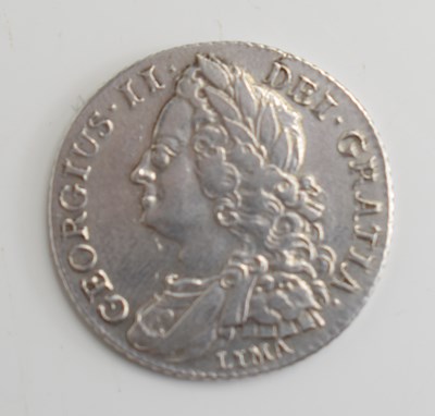 Lot 330 - A George III  silver "Lima" shilling, dated...