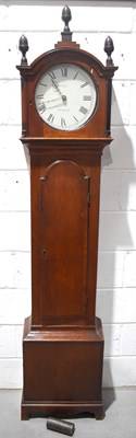 Lot 358 - A 19th century mahogany cased Grandfather...