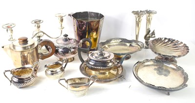 Lot 174 - A quantity of silver plated items to include...