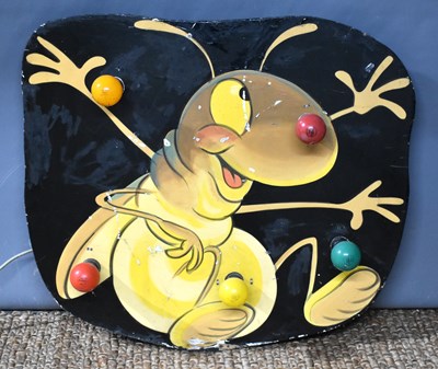 Lot 70 - A vintage fairground handpainted wooden panel...