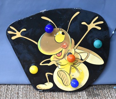 Lot 72 - A vintage fairground handpainted wooden panel...