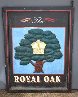 Lot 189 - A large double sided wooden pub sign "The...