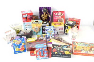 Lot 20 - A collection of novelty toys to include fake...