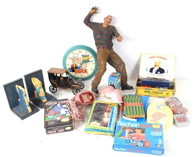 Lot 22 - A group of vintage toys to include a Popeye...