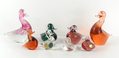 Lot 52 - Two Wedgwood, Kings Lynn glass duck...