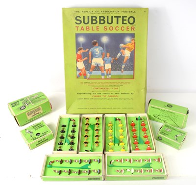 Lot 46 - A vintage Subbuteo table soccer game in the...