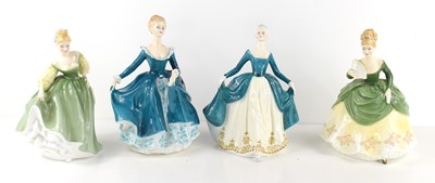 Lot 161 - A group of four Royal Doulton ladies,...