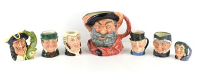 Lot 220 - A group of Royal Doulton character jugs,...