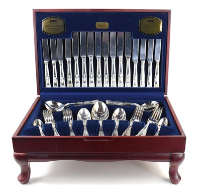 Lot 351 - A canteen of Viners silver plated cutlery in...