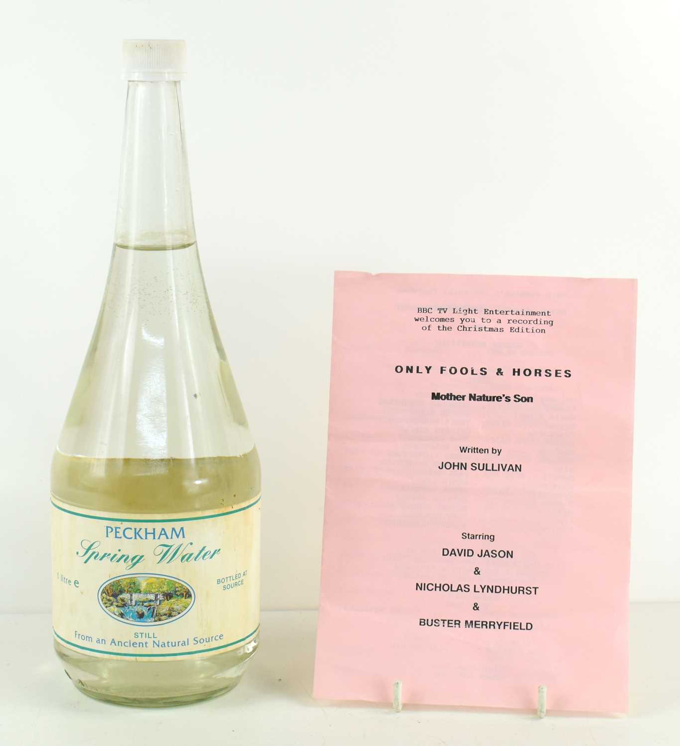 Lot 94 - An original bottle of Peckham Spring Water...