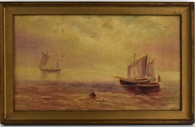 Lot 287 - A 19th century oil on canvas depicting a small...