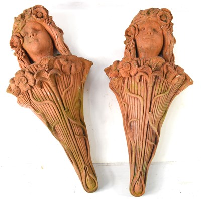 Lot 230 - A pair of late 19th century Art Nouveau...