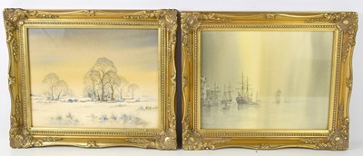 Lot 286 - George Allen (1910-1992): two watercolours,...