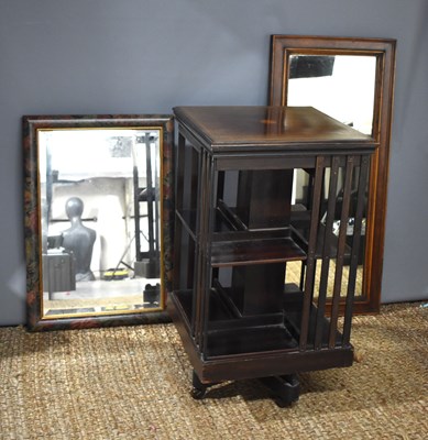 Lot 523 - An Edwardian mahogany revolving bookcase, 47...